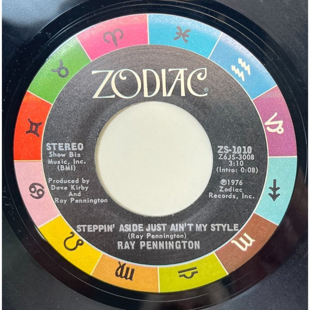 Ray Pennington Steppin Aside Just Aint My Style / Good Old 45 Outlaw Country